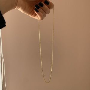 Solid 10k gold Cuban chain